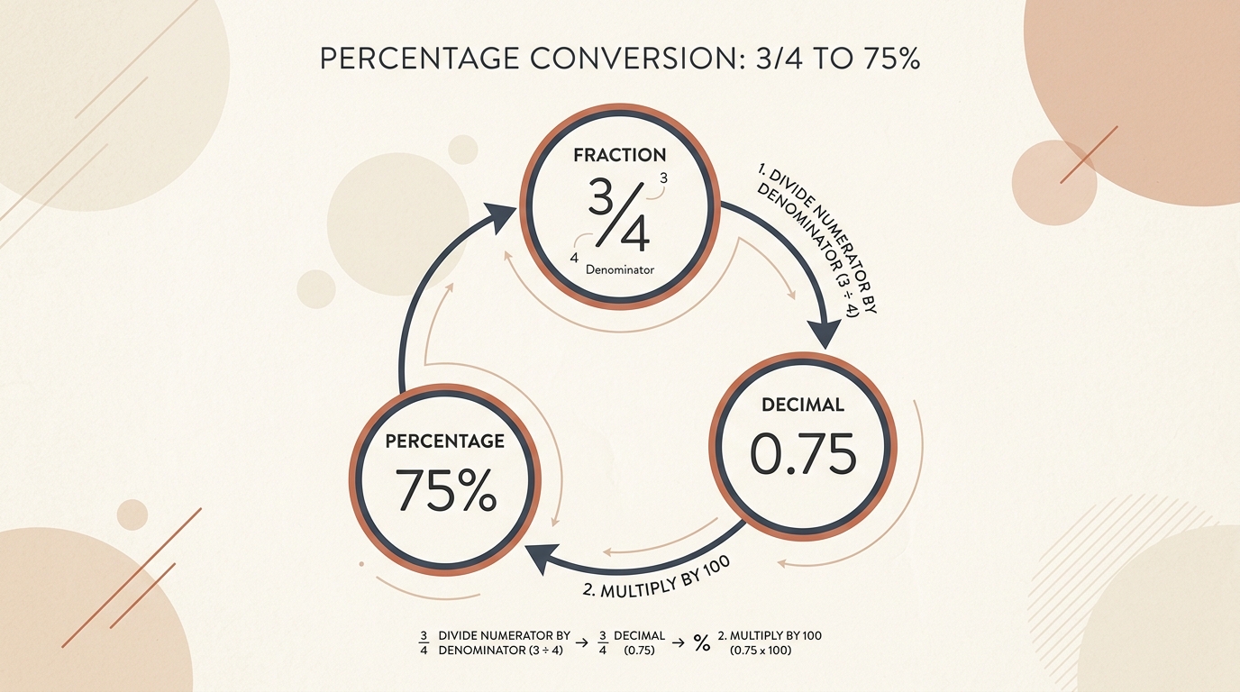 Reverse Percentage Calculation Diagram